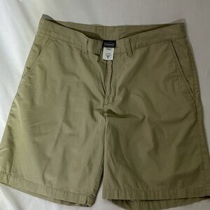 Patagonia Men's Khaki Flat Front Shorts size 35